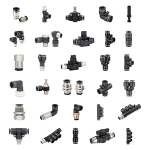 Elbow Straight Male Brass Plastic Push in Fitting Pneumatic Air Fitting <b>Quick</b> <b>Connector</b> Pneumatic Part Cylinder Fittings - Product Image 1