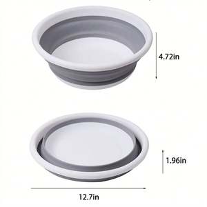 Lavabo plegable de silicona personalizado, lavabo plegable, bañera para lavabo de camping y lavabos para RV - Product Image 5