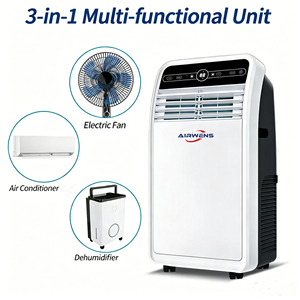เครื่องปรับอากาศแบบพกพา 12000BTU สำหรับบ้าน เงียบ ติดตั้งง่าย ระบบทำความเย็น 220V 50Hz - Product Image 1