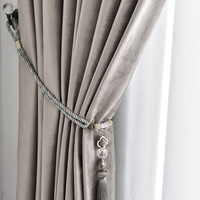 Rideaux occultants en velours personnalisés DaiRui pour salon, rideaux isolants thermiques pour fenêtres de projet, draperies pour la maison