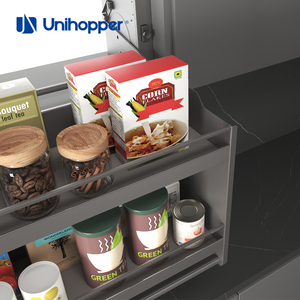 Étagère hydraulique escamotable UNIHOPPER série MONA, organisateur de <span class=keywords><strong>cuisine</strong></span> supérieur, rangement d'armoire, panier élévateur - Product Image 5