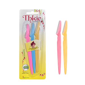 Kit de rasoir 3-en-1 pour le visage, sûr et facile à utiliser, tondeuse à sourcils et outil de dermaplaning pour l'épilation faciale - Product Image 1