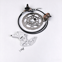 Kit d'étrier de frein arrière en aluminium CNC 7075 T6, système hydraulique à double piston pour Surron Ultra Bee Light Bee X Talaria X3