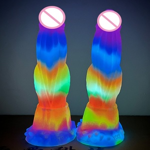 2022 Sex Toys Online Shopping Glow in the Dark <b>Dildo</b> Tyrannosaurus Rex S Silicone <b>Dildos</b> Sex Toys for Female Masturbator - Product Image 6