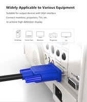Kabel Adaptor Komputer ke VGA Male to Male 100 Meter, Kabel Konverter VGA, Kabel Splitter VGA