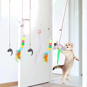 Self-Play 3 Ways Hanging Door Cat <b>Mouse</b> Toys for Indoor Cats Kitten Interactive Cat <b>Mice</b> Toys for Hunting - Product Image 2