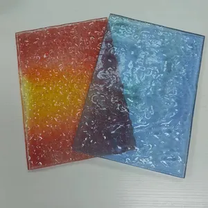 Temperable Hot Melt Decorative Glass Sheet Insulate Glass for Wall Decoration
