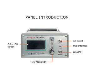 เครื่องวิเคราะห์จุดน้ำค้างสำหรับ SF6 KDWS-24การแยกความชื้นในน้ำการติดตามก๊าซผู้ผลิตและ KDWS-24จากโรงงาน - Product Image 2