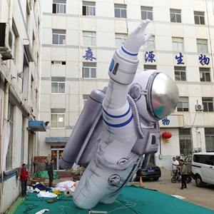 音楽祭会場装飾マスコット大型インフレータブル宇宙飛行士、LEDライト付きインフレータブル宇宙飛行士バルーン - Product Image 5