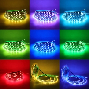 Tira de LED RGB SMD 3535 de Ancho Estrecho, 120 LED por Metro, PCB de 5mm o 8mm, 12V 24V, Cinta de Luz Flexible para Decoración del Hogar y Oficina - Product Image 3