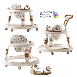 Oem ODM Walker bé 3 trong 1 chất lượng cao học tập bé gái Walker <span class=keywords><strong>Sit</strong></span>-to-<span class=keywords><strong>Stand</strong></span> học tập Walker trẻ em với bánh xe và chỗ ngồi - Product Image 4