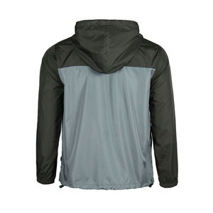 Personnalisable rétro Design jeune coupe-vent veste fermeture à glissière capuche grande taille imperméable en gros pas cher pull automne - Product Image 3