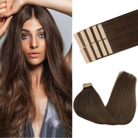 Ekstensi Rambut Clip in Remy Premium Harga Kompetitif, Klip Tak Terlihat, Set Lengkap Satu Kepala