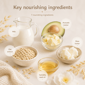 Lotion pour bébé au <span class=keywords><strong>lait</strong></span> <span class=keywords><strong>de</strong></span> chèvre <span class=keywords><strong>et</strong></span> à l'avoine colloïdale - Crème nourrissante ultra-douce pour peaux sensibles <span class=keywords><strong>de</strong></span> nouveau-nés, apaise l'eczéma <span class=keywords><strong>et</strong></span> la sécheresse - Product Image 3