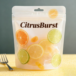 Bán buôn tùy chỉnh kẹo Túi PE nhiệt kín Mylar Túi sô cô la hạt và đồ ăn nhẹ bao bì đứng lên Ziplock pound - Product Image 1