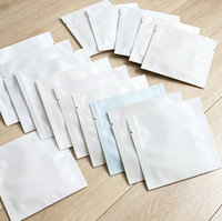 Sachets en Mylar personnalisés imprimés, laminés, à trois soudures latérales, plats, petits, pour thé, sachets anti-humidité pour poudre de boisson