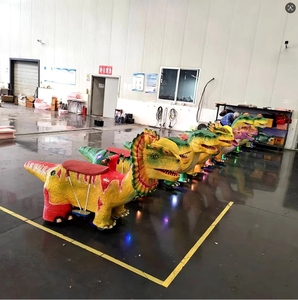 Coche de dinosaurio animatrónico andante para niños, para uso en parques de trampolines y parques temáticos, interior y exterior - Product Image 5