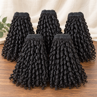 Lots de Cheveux Humains 100% Naturels 12A, Tissages Pixie Bouclés de Haute Qualité, 10-18 pouces, 100g, Promotion Vente en Gros de Tissages Pixie Bouclés