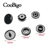 100 ensembles de boutons pression en plastique, boutons pression, boucle pour couette, drap de couverture, vêtements pour bébé, accessoires de bricolage ronds 12mm