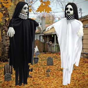 Décorations d'elfes squelettes d'Halloween pour l'extérieur, alimentées par piles, accessoires de fête pour la mise en scène d'Halloween - Product Image 1