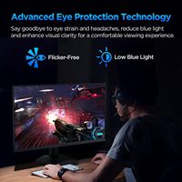 Monitor para Juegos KOORUI de 24 Pulgadas, Monitor de Computadora IPS Rápido de 165 Hz, Pantalla FHD de 1 ms, Sincronización Adaptativa para Jugadores, Compatible con Montaje VESA