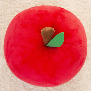 N Apple sierkussen, groene appel knuffel, rode appel figuurkussen, fruitpop, babypop, kerstavond, kerstseizoen - Product Image 1