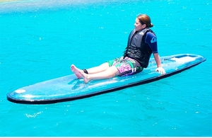Nouvelle planche de surf SUP rigide transparente non <span class=keywords><strong>gonflable</strong></span> certifiée CE unisexe avec carte photo - Product Image 5