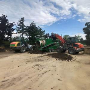 Taş kum Topsoil tarama tesisi için en iyi fiyat siyah kir Trommel Screener kompost Seive toprak ekranı - Product Image 6