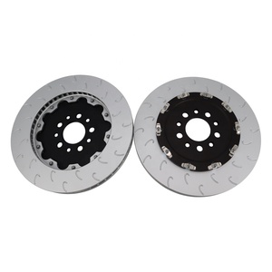 Grand système de freinage véritable qualité avant 2 pièces Rotor Rotor de frein flottant pour <span class=keywords><strong>ALFA</strong></span> ROMEO GIULIA <span class=keywords><strong>STELVIO</strong></span> <span class=keywords><strong>Quadrifoglio</strong></span> Q4 - Product Image 6