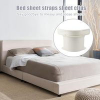 Attaches de drap-housse robustes pour coins de lit, clips de fixation, lot de 4 pièces pour toutes les tailles de matelas, maintien ferme et sûr
