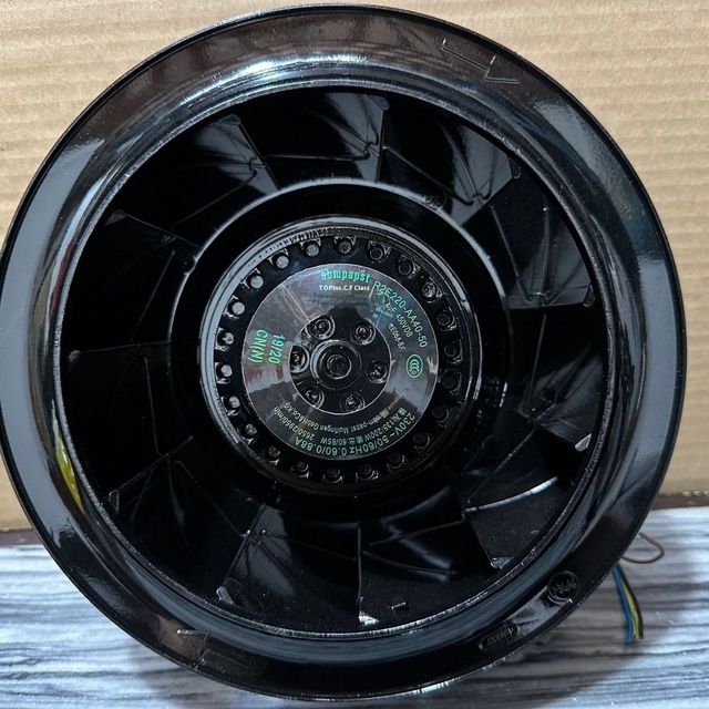 Ebmpapst R2E220-AA40-50 230V Inverter Turbo Centrifugal Fan Ball Bearing Plastic Blades Free Standing Mount ODM Cooling Fan