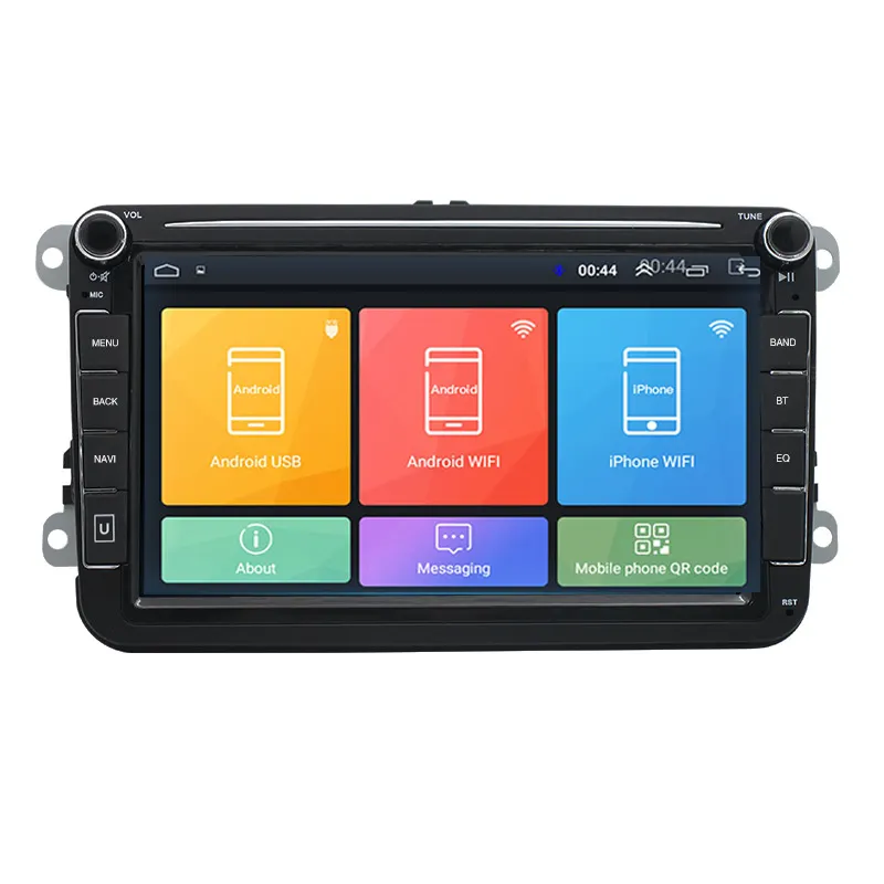 8 inch Car Radio Stereo 2 Din Multimedia Player Android 9.1 GPS Navigation Mirror Link 1080P For Volkswagen VW Passat GOLF POLO