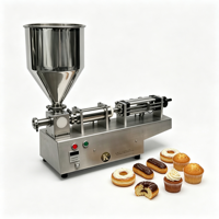 Machine à cupcakes semi-automatique commerciale, petite machine à macarons, équipement de remplissage de chocolat, machine à remplissage de crème fraîche en acier inoxydable