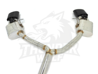 Tuyaux d'échappement en acier inoxydable 304 haute performance compatibles avec Audi 2017-2024 RS4 B9/RS5 F5 2.9T Catback (OEM/Vannes électroniques)