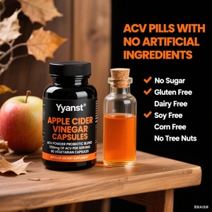 Private Label Sugar <b>Free</b> Metabolism Booster Apple Cider Vinegar Capsules Liver & Gut Health Support <b>Weight</b> Management - Product Image 2