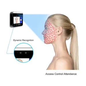 직원 시간 출석을 가진 동적인 생물 측정 얼굴 인식 접근 제한 제품