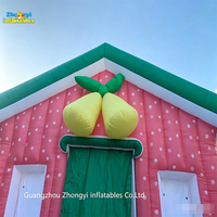 Grotte gonflable de Noël du Père Noël / Maison gonflable de Noël / Tente gonflable de Noël pour la décoration d'événements