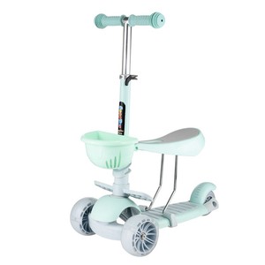 Patinete para Niños Fácil de Maniobrar y Empujar, con Marco de Hierro, Ruedas de PU, Diseño Ligero y Asiento Incluido - Product Image 6