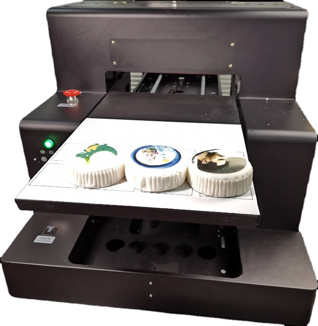 Food Printer A3 Size Edible Ink Cake Coffee Flower Fruits Macarons Napkin Bread Biscuit Cookie Printing Machine