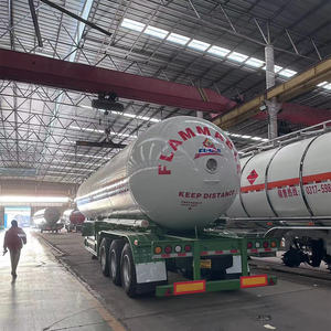 Remolque Cisterna de Gas GLP de 25 Toneladas, de Acero, 3 Ejes, Marca <span class=keywords><strong>ASEM</strong></span>, Reacondicionado y Usado - Product Image 4