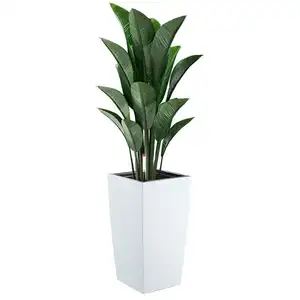 Brice Gardening Maceta de Plastico Pot Plastik Large Plant Pot Large Tall 20INCH Self Watering Plastic Planter Flower Plant Pot