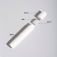 Flacon à bille en plastique PP de 10 ml, 15 ml, 20 ml, 30 ml, pour huile essentielle, parfum, cosmétique, rechargeable, avec bouchon à vis
