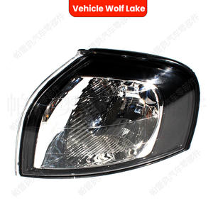 Luces de Esquina para Volvo S80 1999-2006, Marco Negro, Bombilla Doble, Señales de Giro Halógenas para Reemplazo o Reparación - Product Image 2