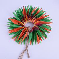 Fournisseur d'usine HB0001-2 4 couleurs Satin artificiel ÉLÉGANTE Fleur de paradis du soleil Tresse de cheveux Danse hawaïenne Fête Fleur de cheveux