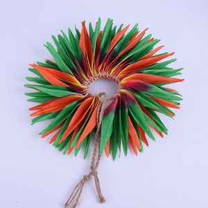 Proveedor de Fábrica HB0001-2, Trenza de Pelo con Flores Artificiales de Satén en 4 Colores, Elegante Flor de Girasol para Baile Hawaiano - Product Image 3