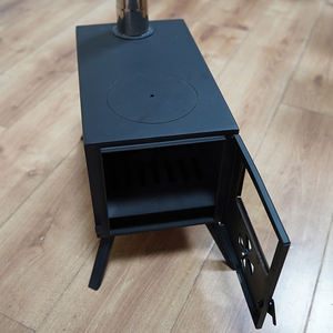 Estufa de Leñ<span class=keywords><strong>a</strong></span> para Acampar con Puerta de Vidrio y <span class=keywords><strong>Horno</strong></span>, Estufa Portátil para Acampar al Aire Libre, <span class=keywords><strong>Mini</strong></span> Estufa Portátil de Carbón y Leñ<span class=keywords><strong>a</strong></span> - Product Image 3