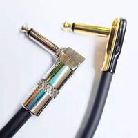 Câble de Microphone Audio à Double pliage, 635mm, pour instrument de musique professionnel, câbles pour instrument de basse