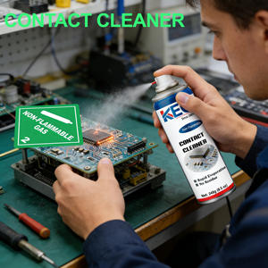 Nettoyant électronique non inflammable |   <span class=keywords><strong>Sans</strong></span> résidus, <span class=keywords><strong>s</strong></span>échage rapide, <span class=keywords><strong>sans</strong></span> danger pour toutes les surfaces et les zones sensibles - Product Image 1