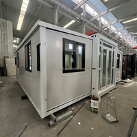Maisonnette mobile préfabriquée de 40 pieds, idéale pour salle de classe, hôtel, camping, bureau, école, villa, appartement ou mini-maison.