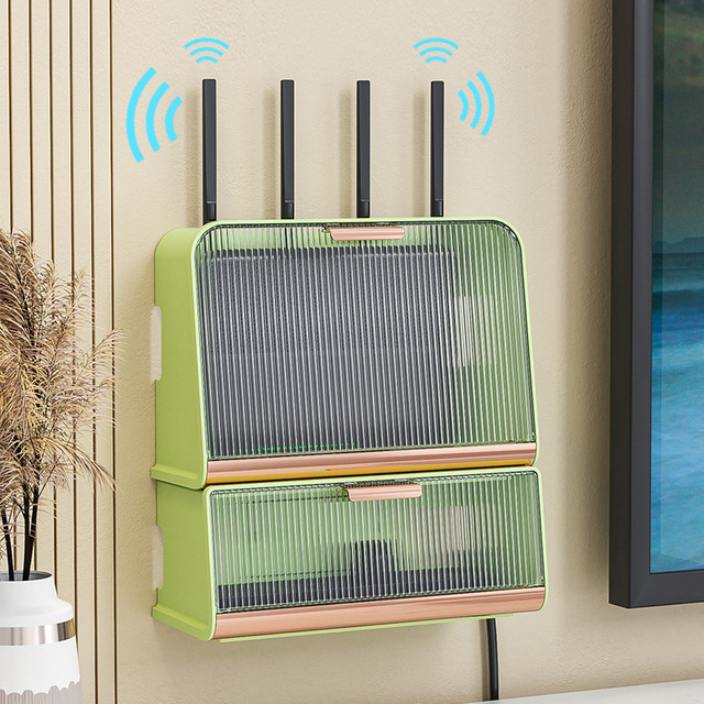 Manufacturer Ningbo Wireless Router Storage Box Household Power Cord Arrangement Box WIFI Dust-Proof Box Home Accessories